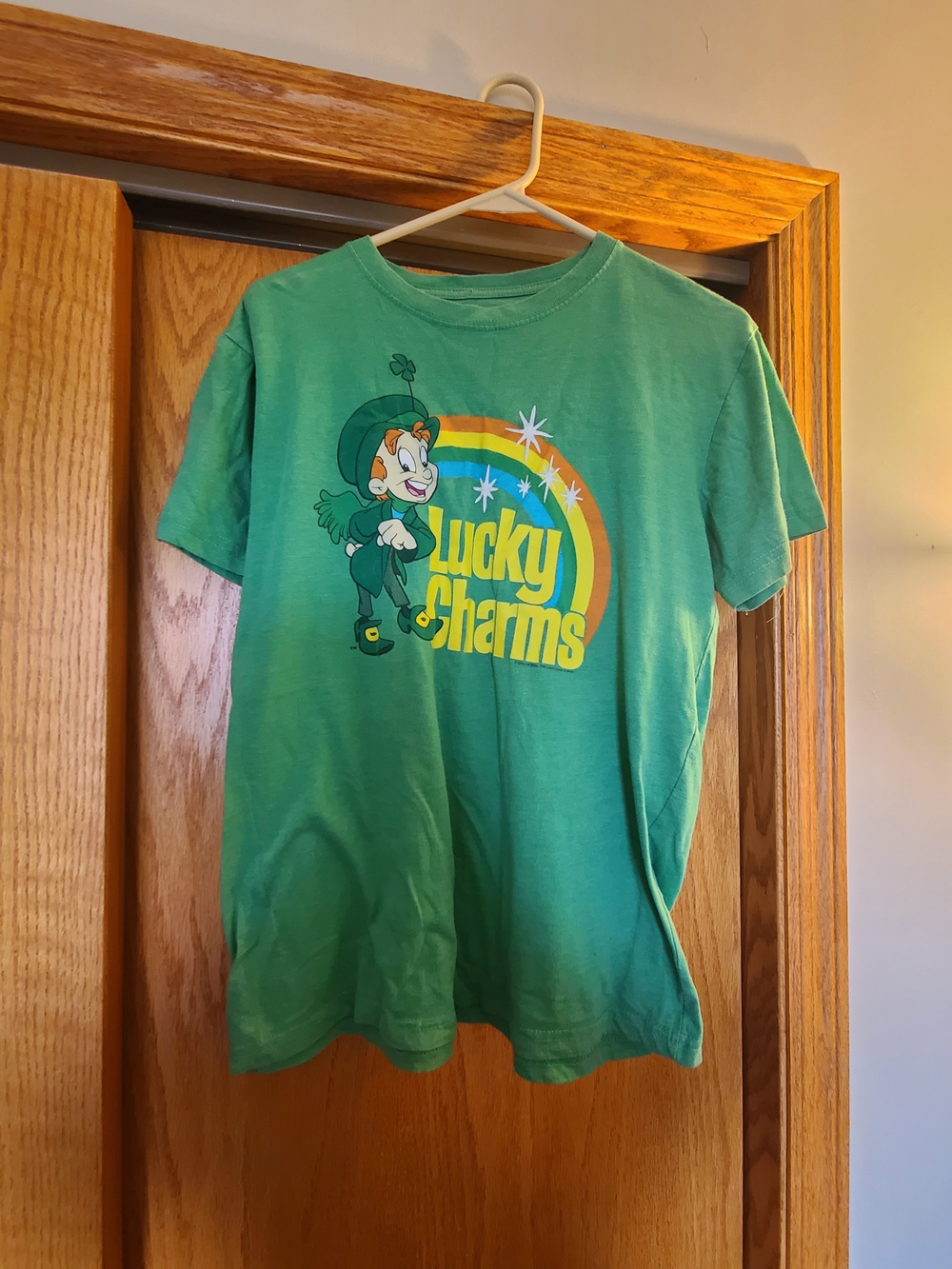 Lucky Charms Green Graphic Short Sleeve Tee